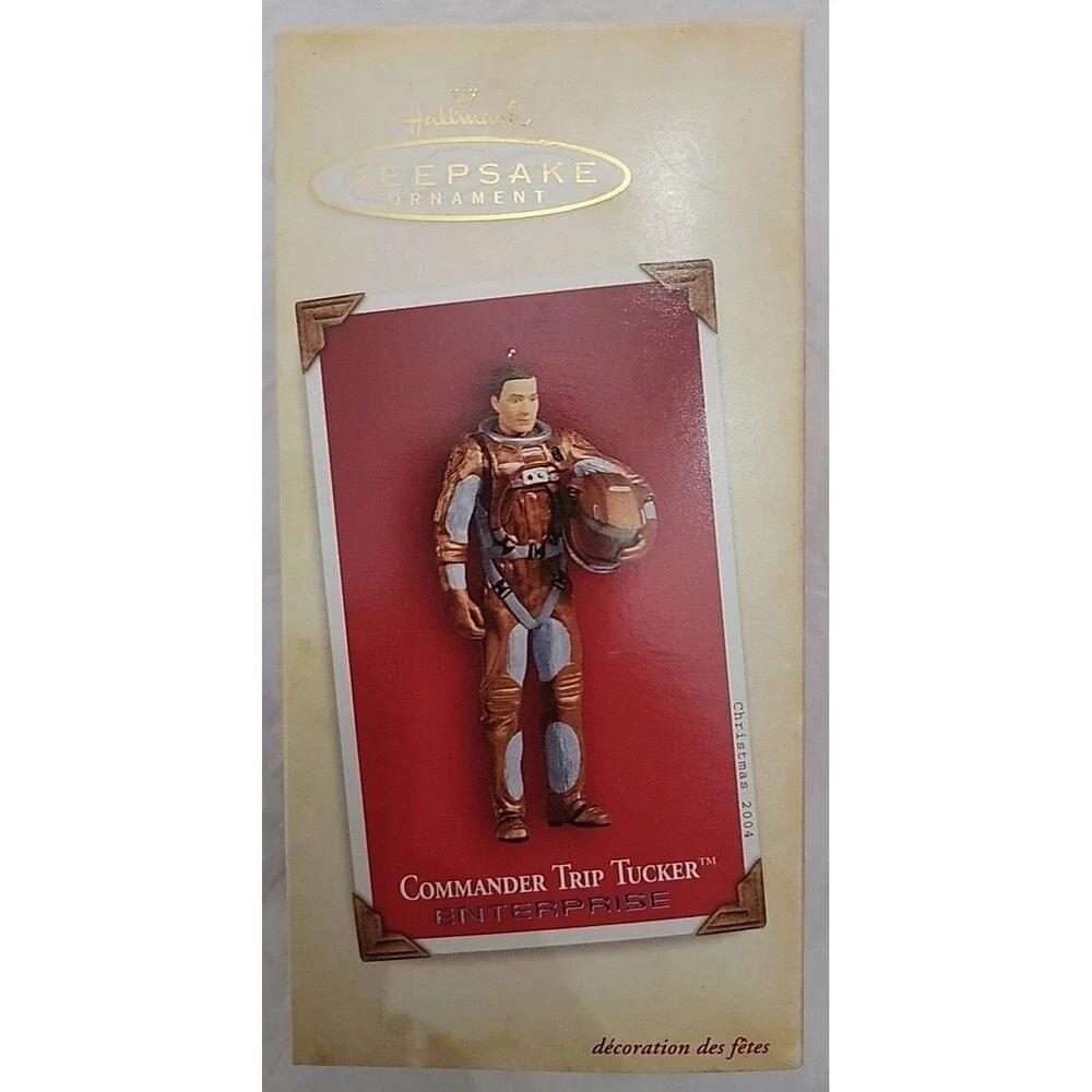 Hallmark Keepsake Ornament 2004 Star Trek Enterprise Commander Trip Tucker